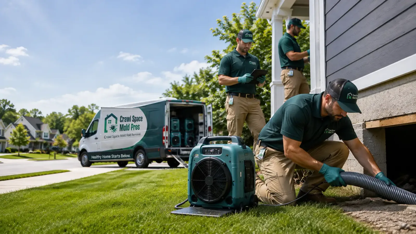 Crawl Space Mold Removal in Rural Ridge, PA